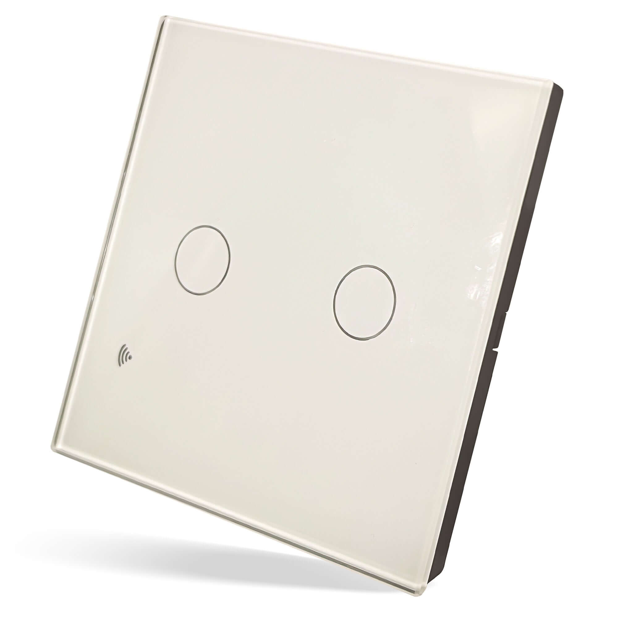 Tuya controlled smart switch glass panel
