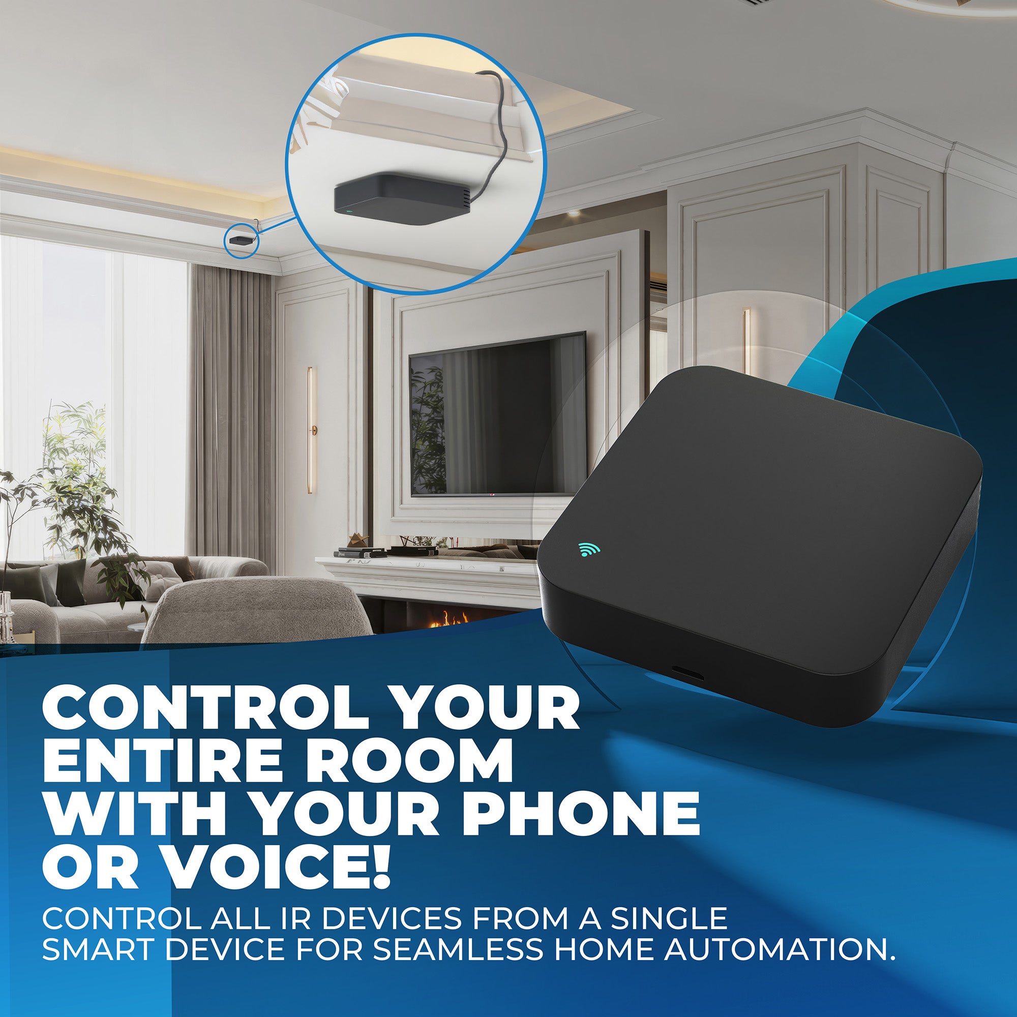 Smart IR Remote, Wi-Fi Controller for devices with remote controls