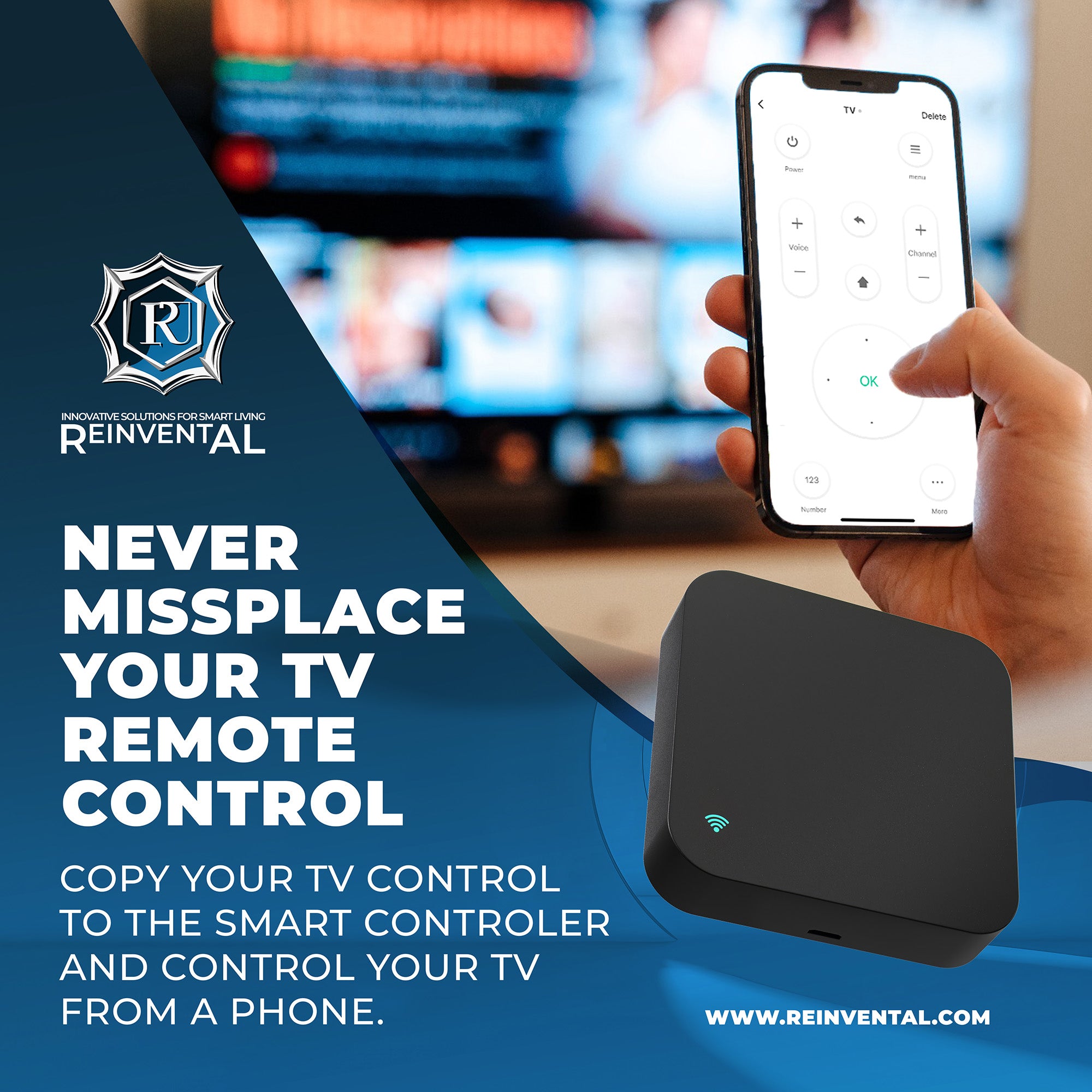 Smart IR Remote, Wi-Fi Controller for devices with remote controls