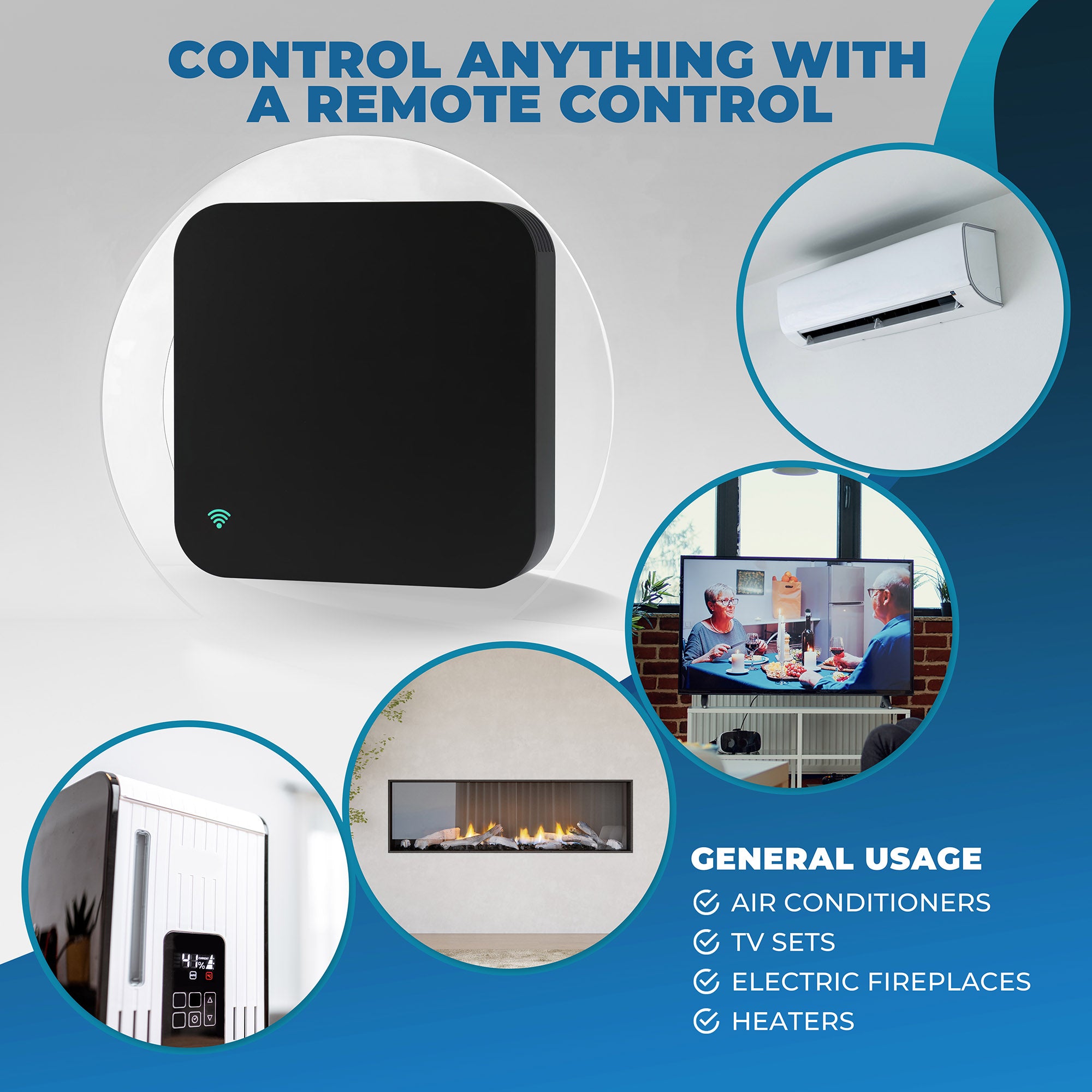 Smart IR Remote, Wi-Fi Controller for devices with remote controls